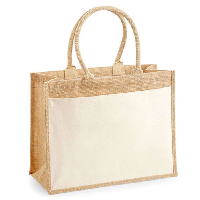 Cabas jute avec poche Propriété du Meilleur Frère Cadeau homme humour fête des pères retraite collègue travail grand sac courses