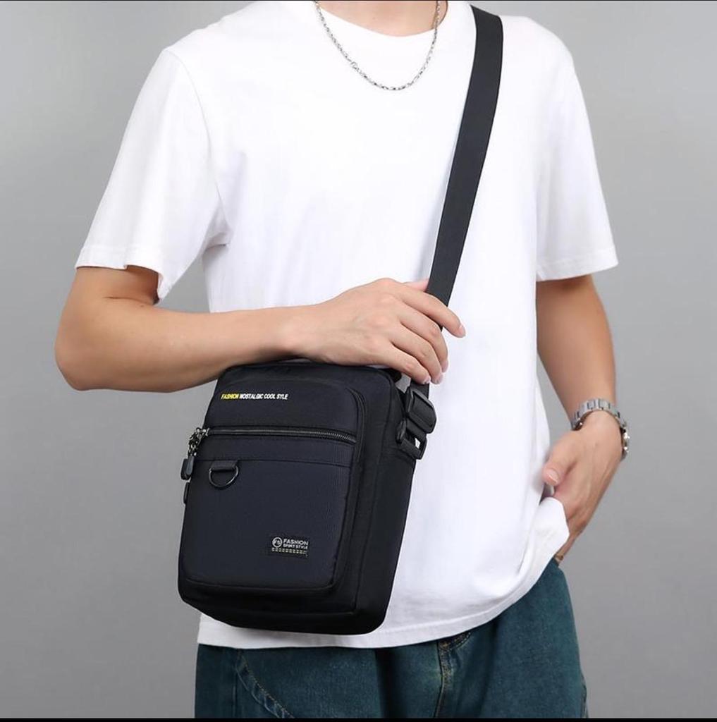 Men's Shoulder Bag 2024 New Casual Men's BagWaterproof Outdoor Multi-Functional Crosspody Bac