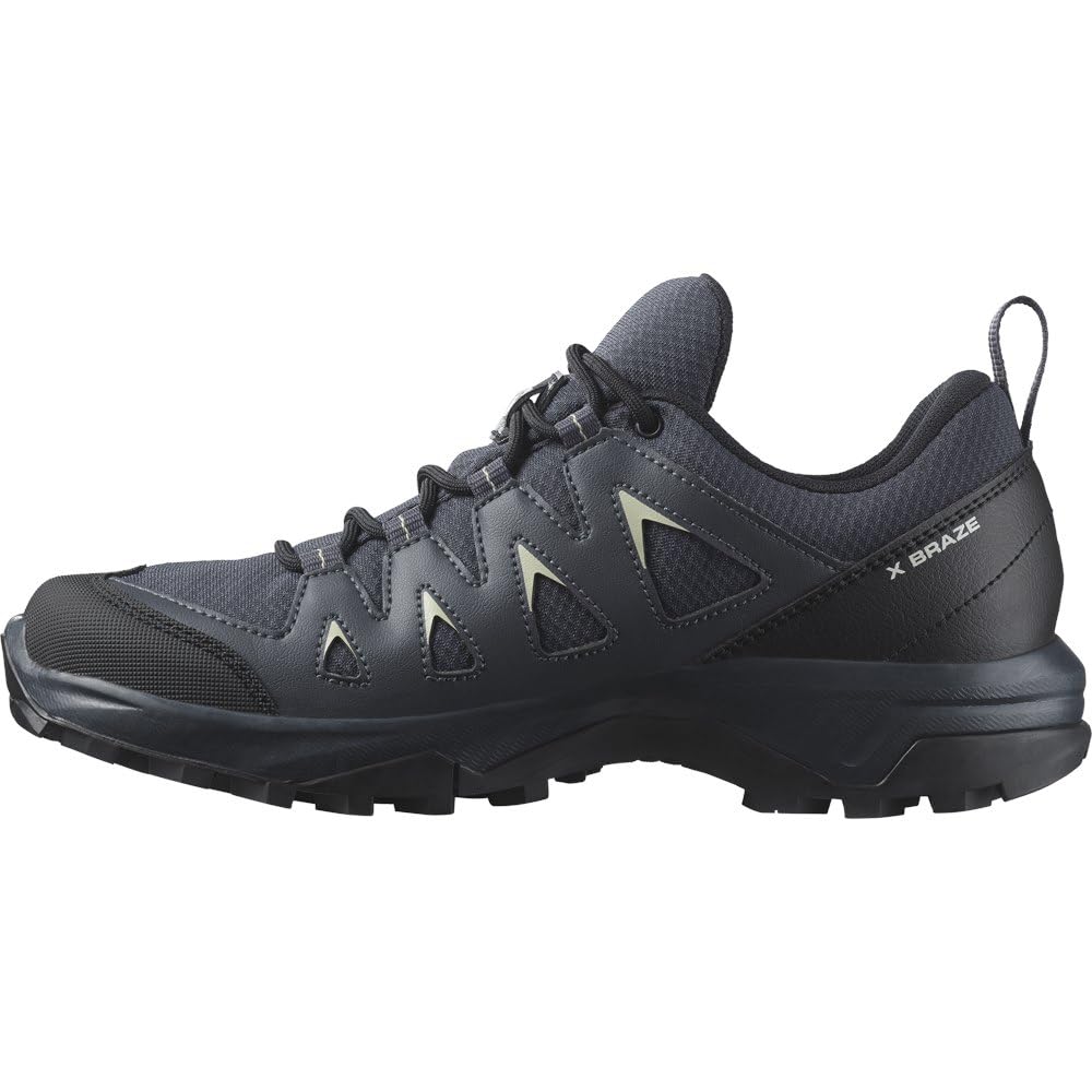 Salomon Turistické Trekové Boty X BRAZE WOMEN India Sage cm GORE-TEX Ink/Black/Desert 23.0
