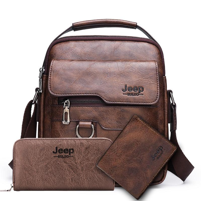 Shoulder Bag Men's Bag Retro Men's Bag Official Messenger Bag Large Capacity New Casual Bag Trendy Handbag