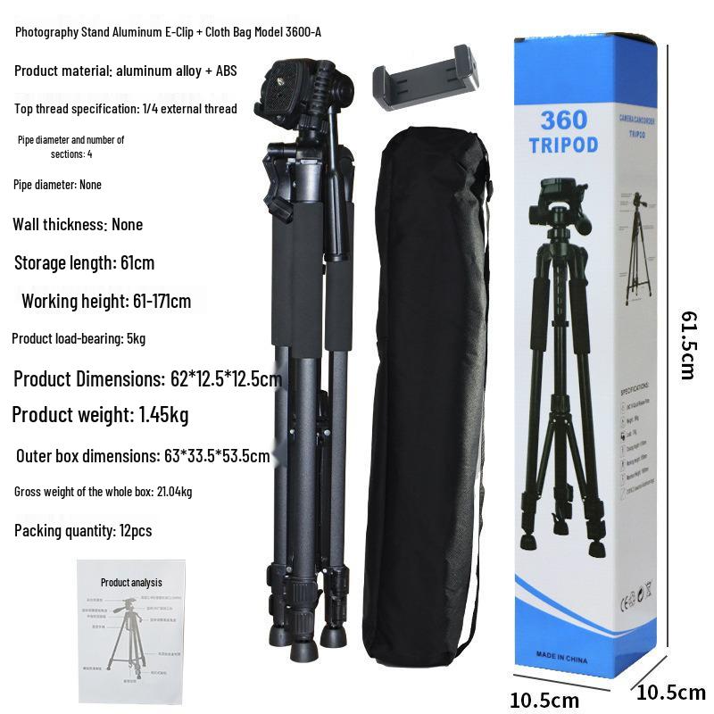 Universal Tripod Stabilizer for Cameras & Mobile – Ideal for Photography, Video, and Live Streaming