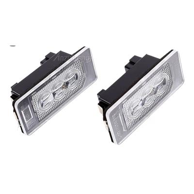 License Plate Light LED Compatible with Volkswagen Passat Polo Touareg Golf Estate Car Accessories Rear License Plate Light