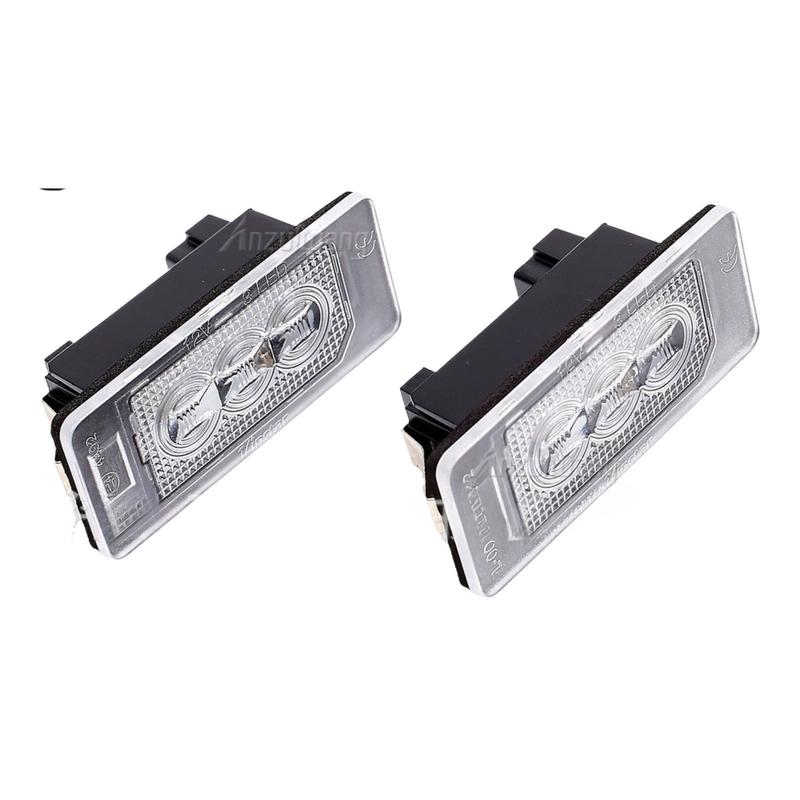 

License Plate Light LED Compatible with Volkswagen Passat Polo Touareg Golf Estate Car Accessories Rear License Plate Light V-030614N