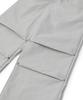 WEST GRAND BOULEVARD Military Wide Parachute Nylon Pants Fog Grey