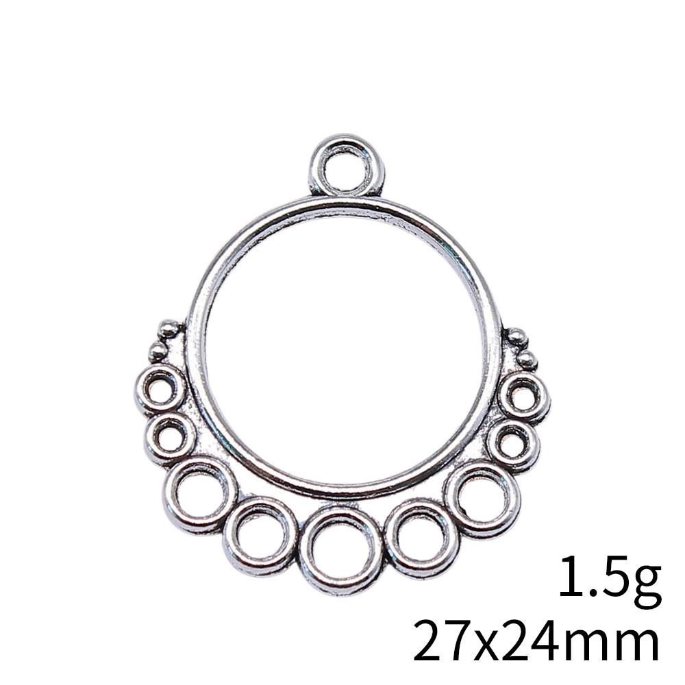 Graduation Accessories Women Round Multi-Hole Earring Connector Accessories Parts Clearance Sale Items Accessories For Girls