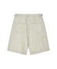 BEYOND CLOSET [Collection Line] Coated Texture Detail Carpenter Pants Beige