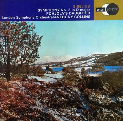 LP Record LONDON SYMPHONY ORCHESTRA ANTHONY   Sibelius Symphony No. 2 In D Major ECS582 DECCA 1971 UK Classical Used