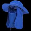 Detachable Outdoor Sun Protection Fisherman Hat