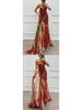 2026 European Chiffon Printed Split Long Casual Party Dress for Women