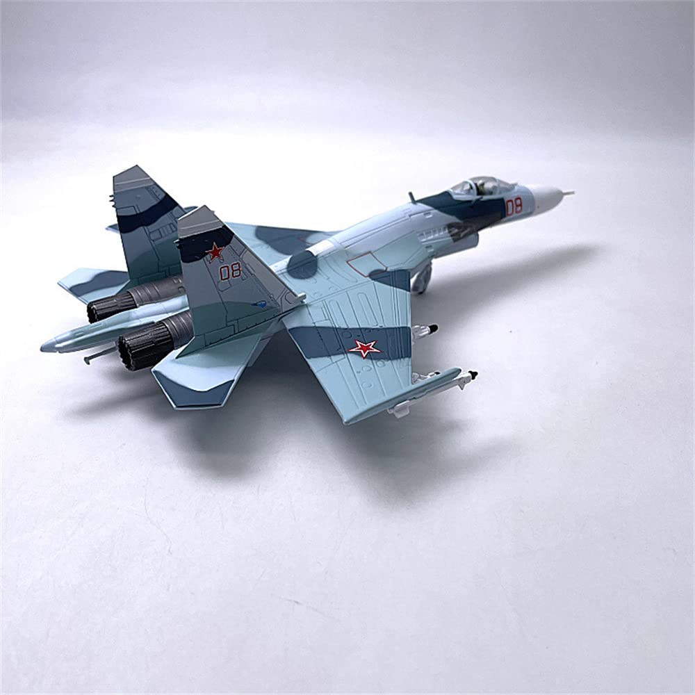 SU-27 Flanker Heavy Aircraft 1:100 Model Simulation Fighter Aviation Military Science Display Model