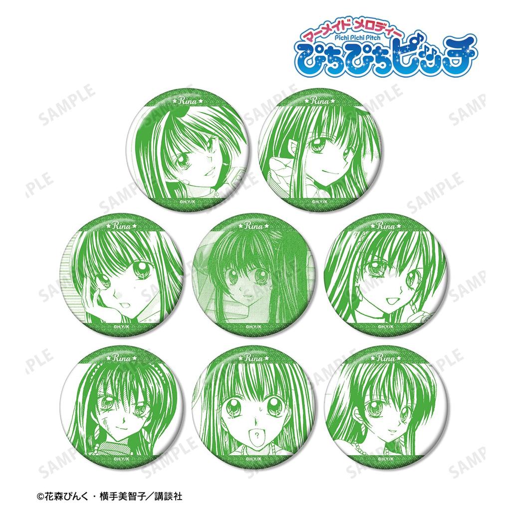 Pichi Pichi Pitch Trading Lina Only Original Frame Glitter Can Badge Box 8-Piece
