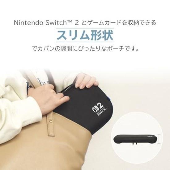 Nintendo Licensed Product Slim Hard Pouch Plus Switch 2 Black Exclusive