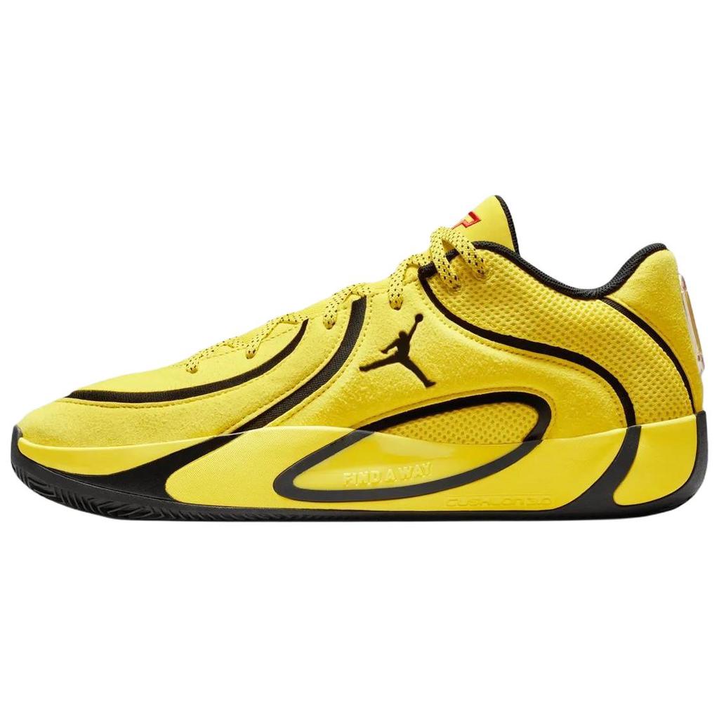 Jordan Tatum 4 Support Rebound Scarpe da Basket Uomo Giallo Nero HQ4613-700
