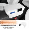 For Tesla Model 3 Highland / Model Y Juniper Leather Car Center Console Armrest Box Pad Protection Cushion With Storage Function
