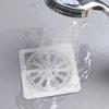 30Pcs Anti-blocking Disposable Hair Catchers Mesh Filter Mesh Stickers Shower Drain Cover  Bathroom