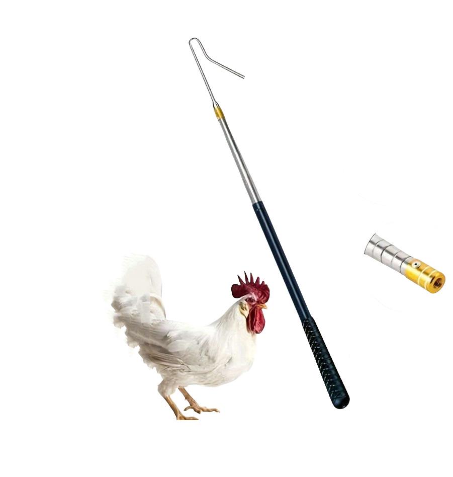 Portable Folding Triangle Mini Fishing Net for Kids with Retractable Pole