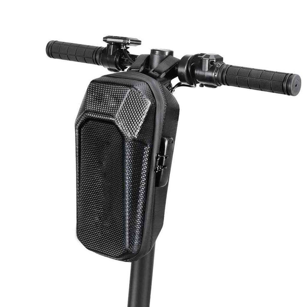 Scooter Front Storage Bag, EVA Hard Case With Combination Lock, Foldable Electric Scooter Handlebar Hanging Bag