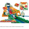 Takara Tomy Plarail Thomas Double Drop Mountain Toy Train Set with Bonus Barrel Car for Ages 3 and Up