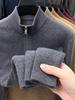 Maglieria da Uomo 100% Lana, Collo Mezzo Alto con Zip, Anno del Drago, Edizione Autunno/Inverno 2025