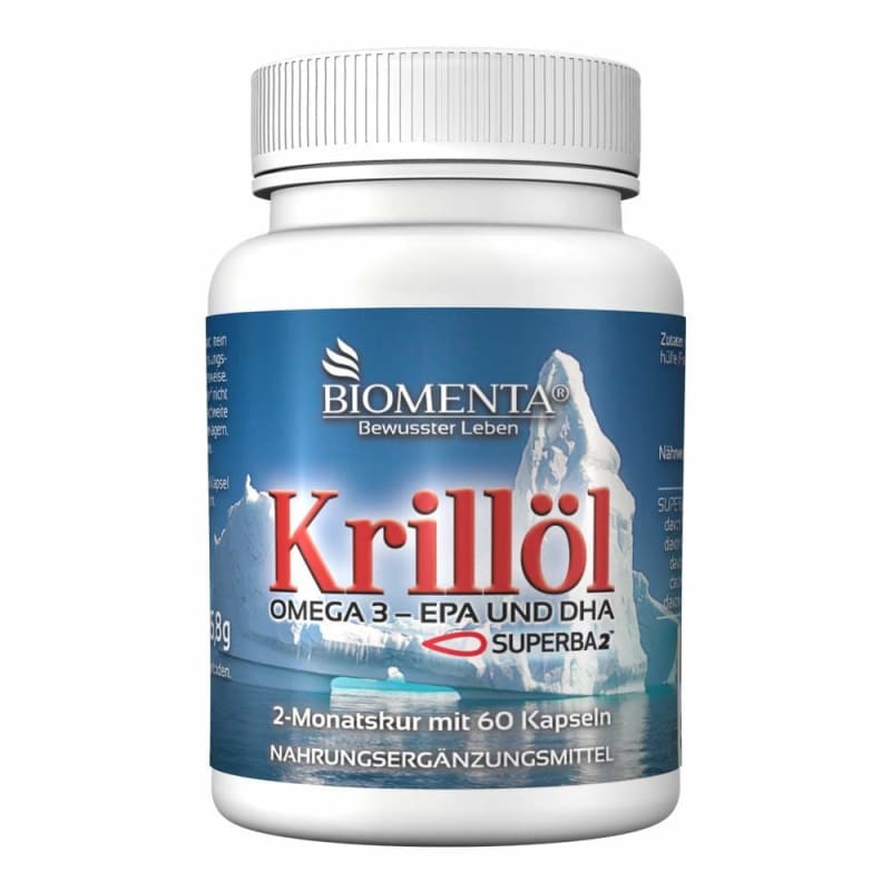 

BIOMENTA Krill Oil Omega-3 DHA + EPA 30 Capsules (based on product name)