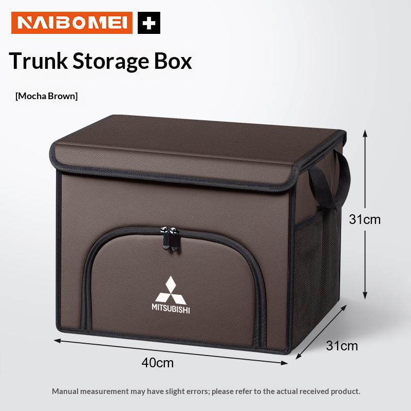 Car trunk Foldable storage box shoe storage organizing box For Mitsubishi Outlander Triton Colt Lancer EX Evolution X Pajero ASX