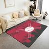 Ковер Erose Bridal Boys Baseball Area Rug 5x7 для подростков и молодежи, Ковер с изображением бейсбольной команды в подарок, Спортивные ковры для спальни, Городской ковер для помещений с тематикой бейсбола