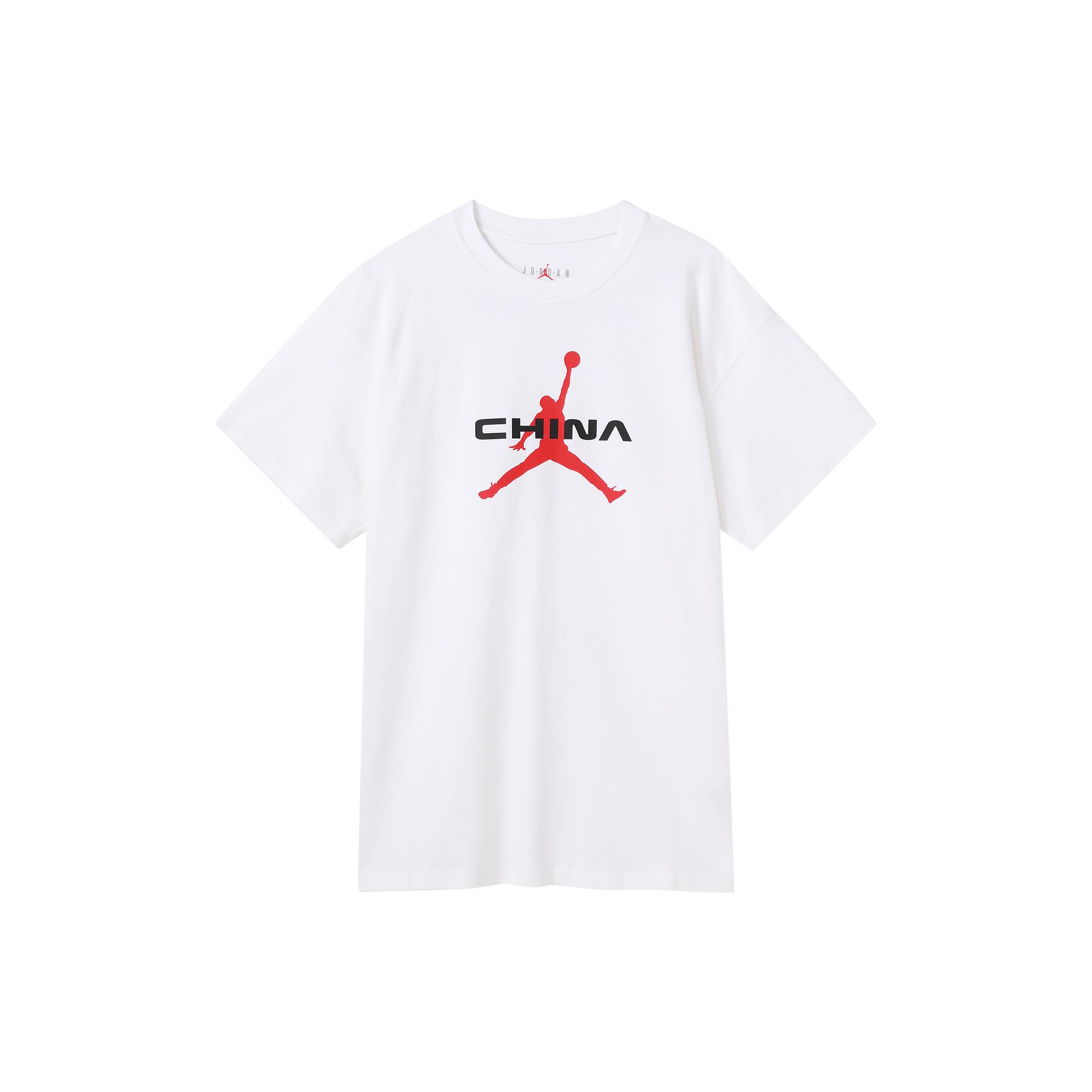 Air Jordan Panda Printing Short Sleeve White Men s DD0200-100 XS