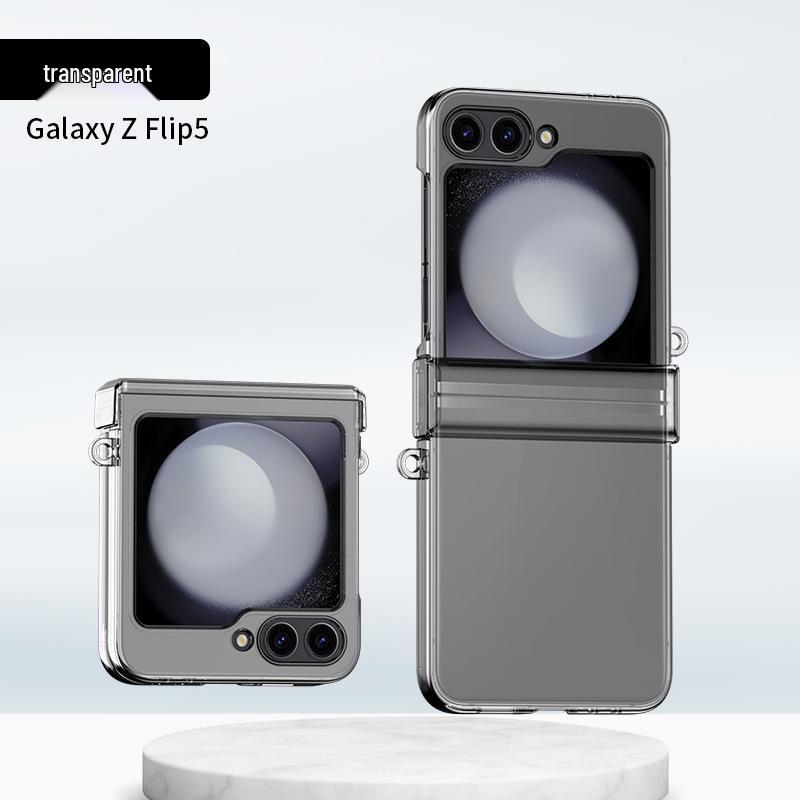 Samsung Z Flip7/6/5 Case: Color Block, Skin-Feel, Double Buckle Hinge Protection