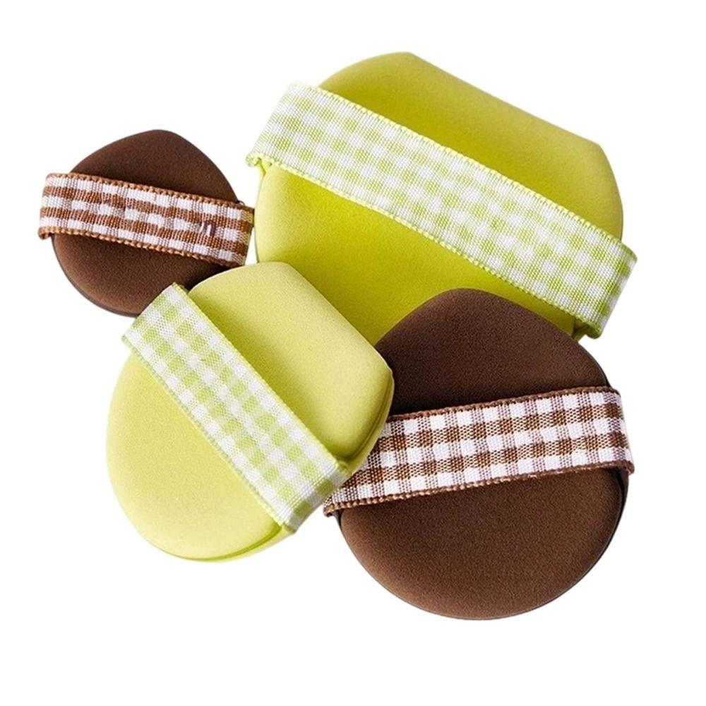 

4PCS Super Soft Powder Puffs Dry and Wet Use Makeup Sponge Set Portable Makeup Puffs Beauty Tools 4pcs