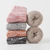 5/10 Pairs Comfortable Casual and Versatile Autumn Winter Women's Socks Multi Color Retro Color Scheme Thickened Warmth Fleece Socks for Women