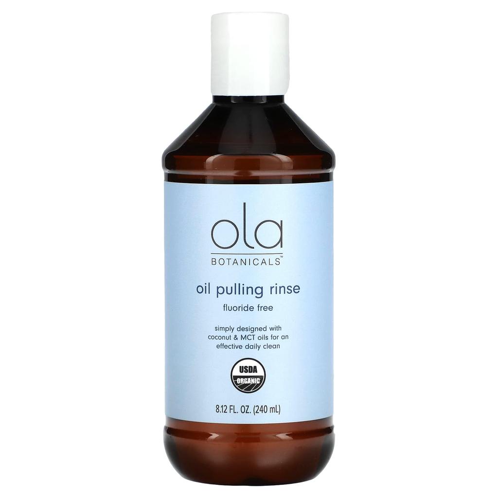 Dr. Mercola Oil Pulling Rinse, Fluoride Free, 8.12 Fl Oz (240 Ml)