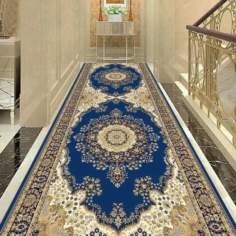 Corridor Hall Runner Aisle Long Carpets for Living Room Decoration Home Washalbe Long Area Rug Entryway Entrance Door Mat Luxury