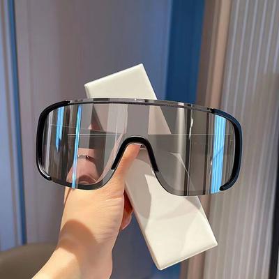 Trend Big Box Outdoor Cycling Glasses Online Celebrity Sunglasses Personality Men and Women Mountaineering Ski Glasses.