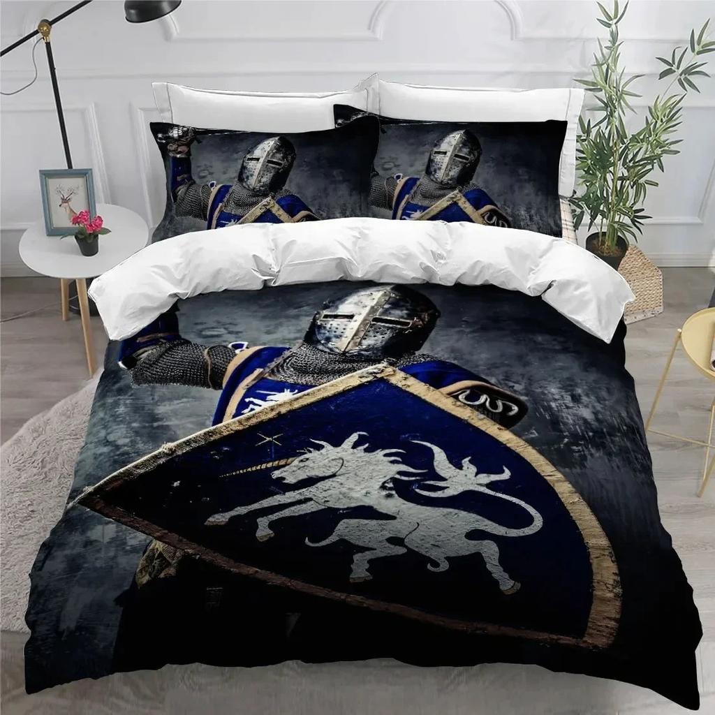 Comforter 3D Print Holy Knights Bedding Set Boys Girls Twin Queen King Size Bed Boys Adult Home Textileextile