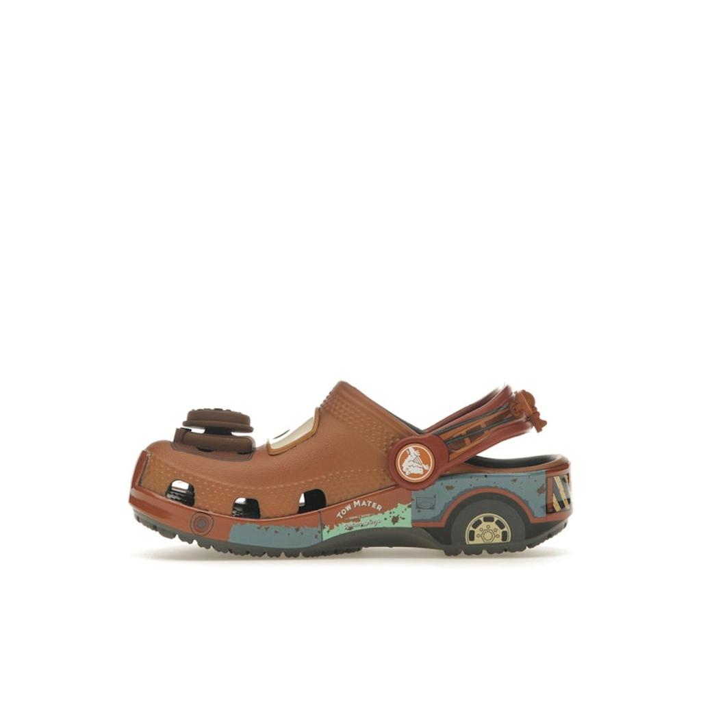 Crocs Auta x Klasické dětské pantofle Mater Dětské tenisky Hnědé Břidlicově šedé 209374-0DA