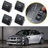 4 stk Nye Vindusbryterknappdeksel Erstatning For BMW E46 323i 325i 330i M3 328i