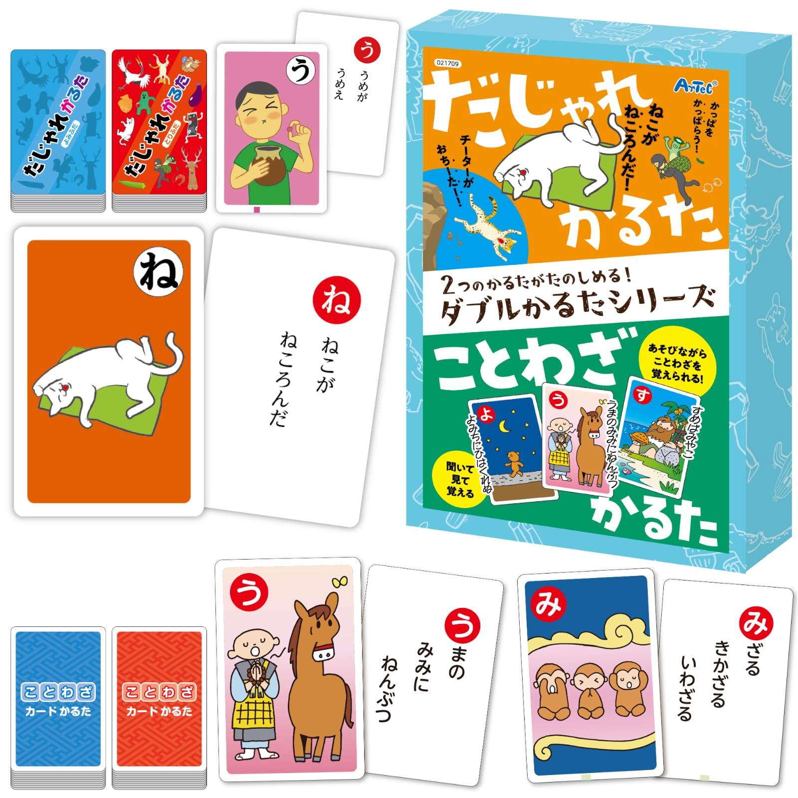 

ARTEC Игрушки Карточная игра Двойная Карута Каламбуры Пословицы 21709 &