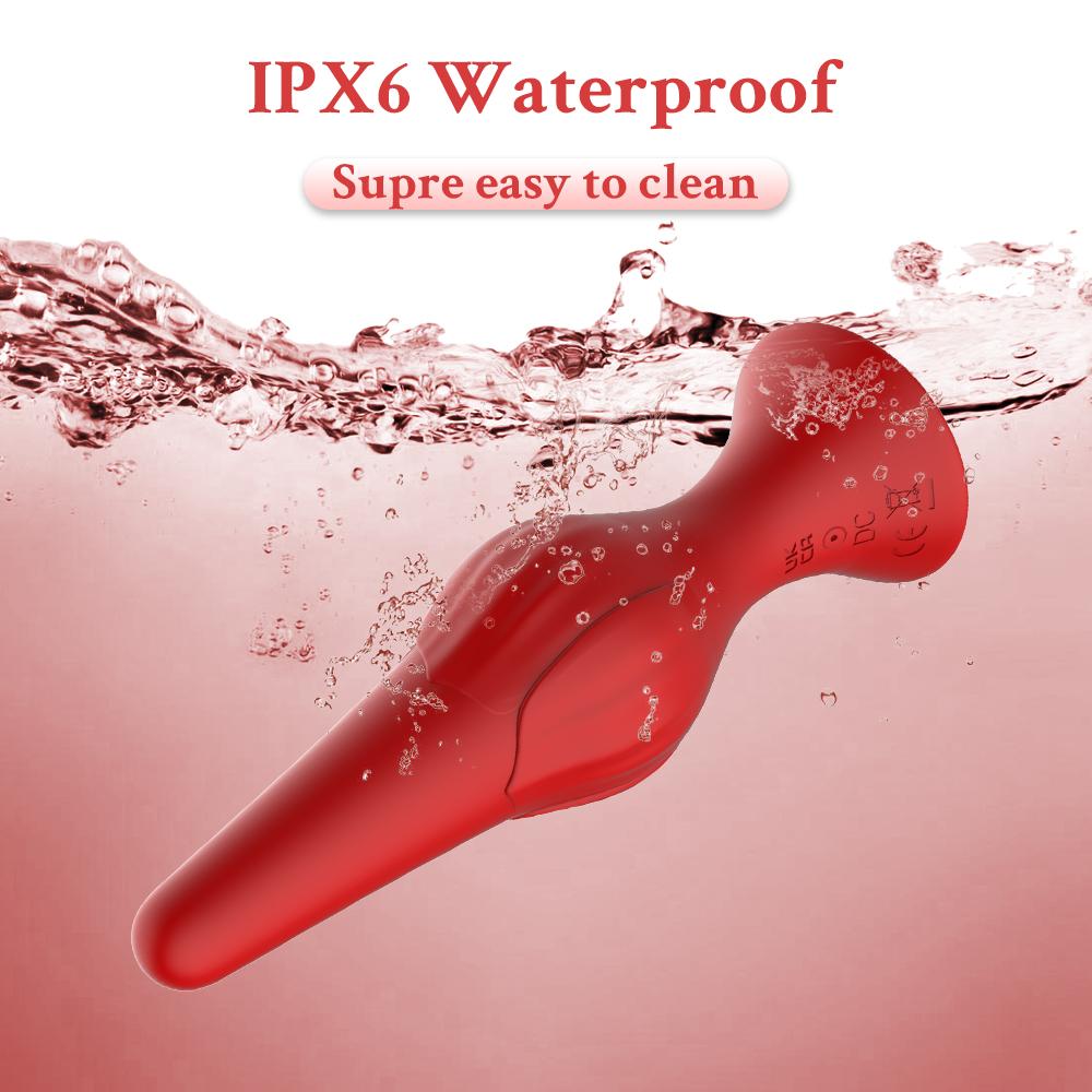 APP Remote Control Rose Anal Plug for Women Prostate Massager G Spot Stimulation Back Court Massager Anal Trainer Adult Sex Toys