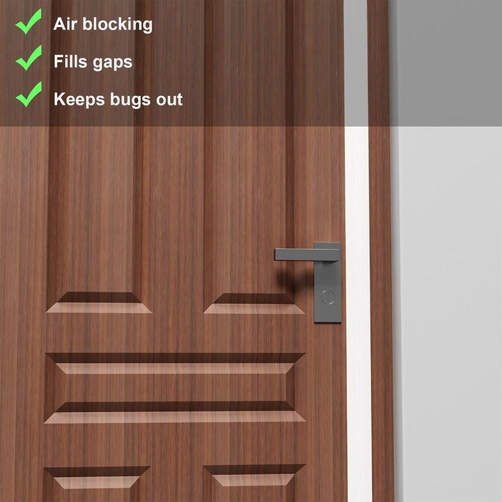 3/6M Self-adhesive Seal Strip for Windows Gaps Silicone Weather Stripping  Side of Door Frame