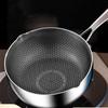 Japanese Style Fryer Pan Stainless Steel Saucepan Cookware Deep Fryer Pot  Oil Pot