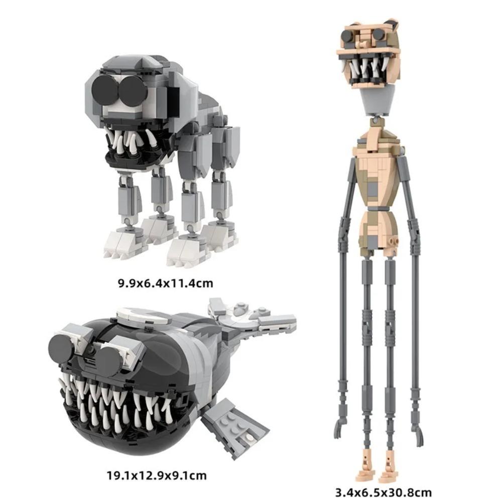 Zoonomaly Zoo Blocks Figure Toy Zoonomaly Block Set Horror Game Figure Zoonomaly Brick Guard Cat Koala Monster Animals Building