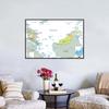 Administrative Map English Map Malaysia Map Canvas Painting Living Room Home Decoration Children School Supplies