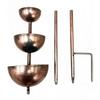 Handmade 3-Tiered Bird Bath Three-layer Bowl Bird Water Bowls Birdbath Stand  Patio