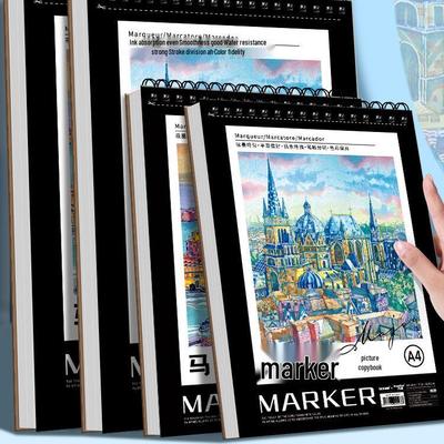 A4 Thick Marker Sketchbook for Kids and Students - 8k Art & Drawing Paper