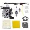 Carburatore SRE2620 Aria Carburante Compatibile con Adatto per decespugliatori e erba Compatibile Deepa RibusuWYG Set Filtro, Guarnizione, Tubo. Kyoritsu,
