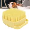 Pet Dog Cat MultiFunctional Bath Massage Brush Cleaning with Shampoo Storage Silicone