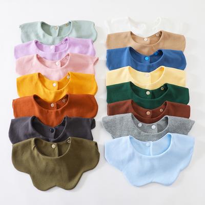 100% Baumwolle Baby Sabbertuch Weiche Wolke 360° Wellendesign Bequemes Sabbertuch für Säuglinge Neugeborene