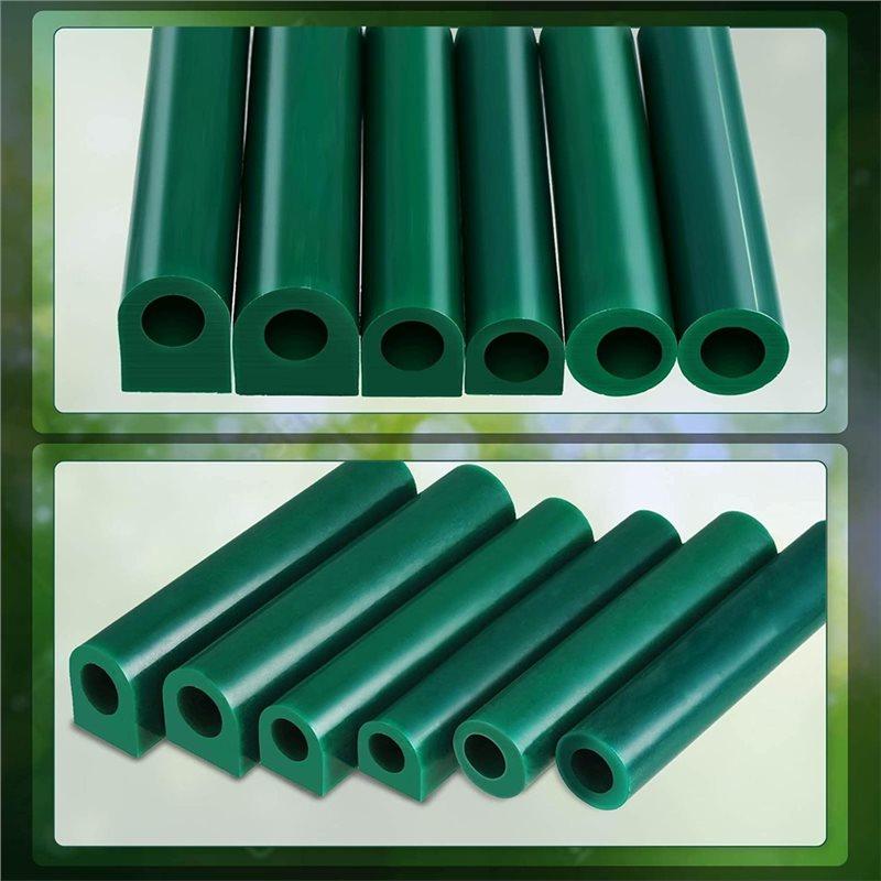Lost Wax Casting Hole Tube Green Ring Wax Tube For Jewelry Carving Tool 6PCS Wax Molding Mold Crafts Making Ring Wax Kit
