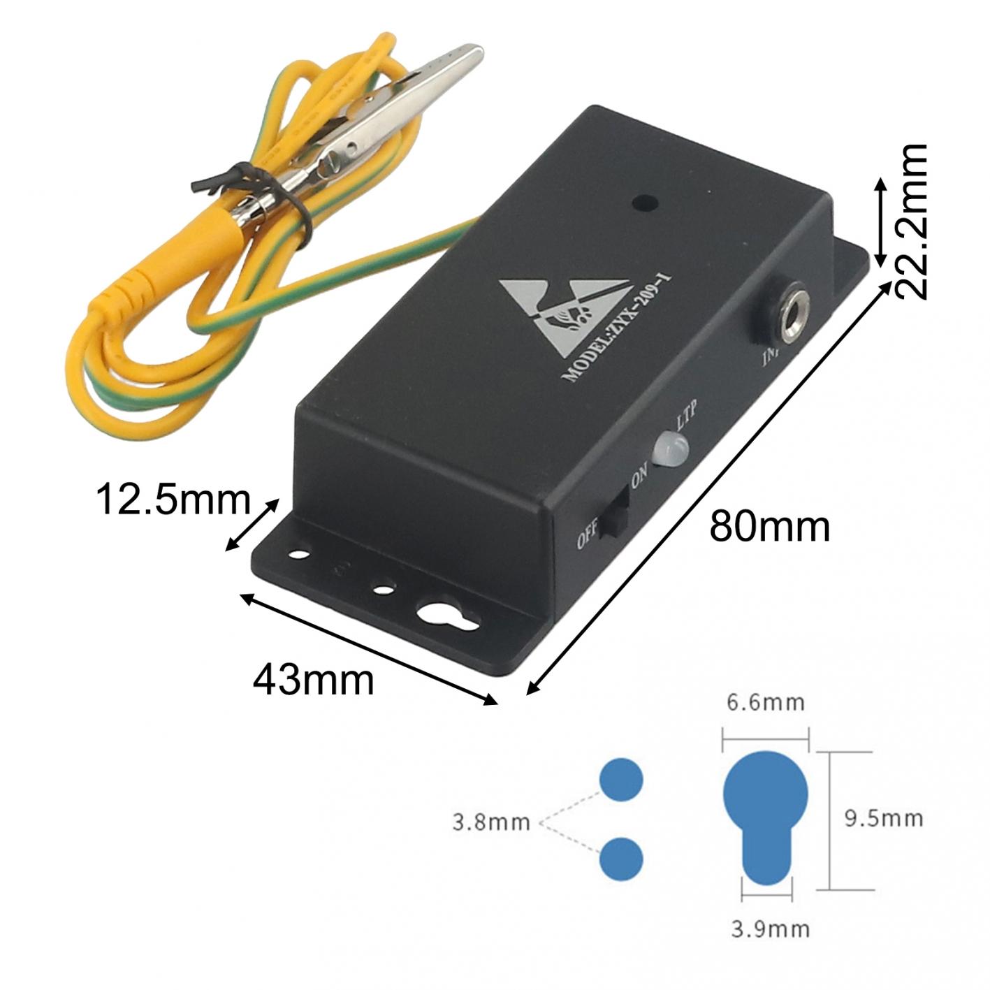 

Wrist Strap Tester Inductive Static Tester Stainless Steel ZYX-209-1