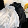 Men's Short-Sleeve Korean Harajuku Casual Ice Silk Shirt